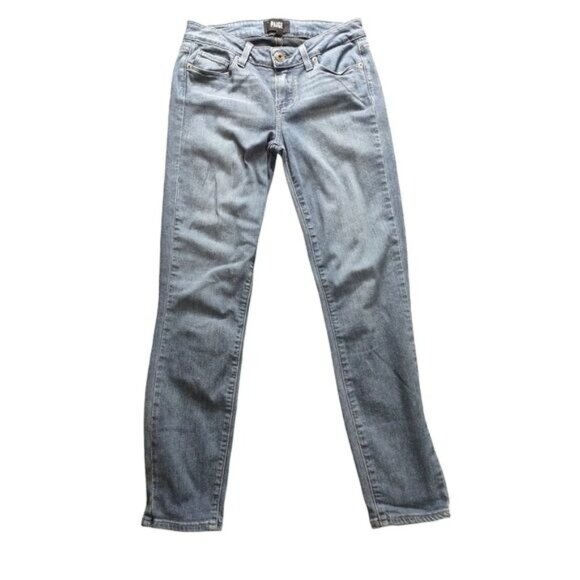 PAIGE Denim - Paige Womens Skinny Jeans 26 Blue USA Made Stretch Denim Casual Classic Fitted